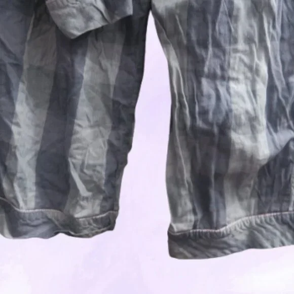 Victoria's Secret buffalo plaid pj pajamas sleepwear set in blue size large. - Picture 3 of 14